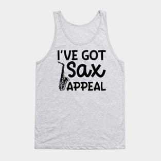 I've Got Sax Appeal Saxophone Marching Band Cute Funny Tank Top